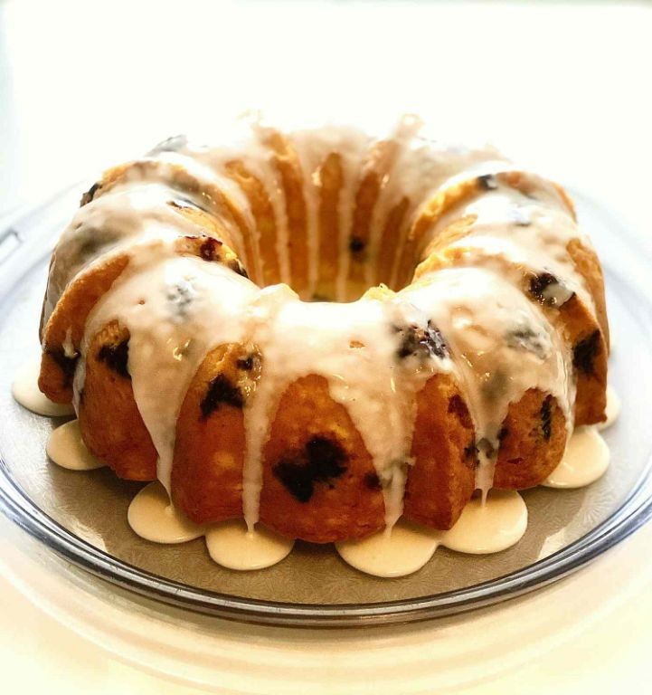 Blueberry Lemon Bundt Cake with Cake Mix