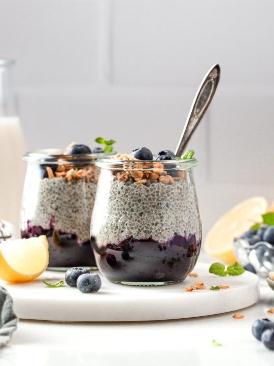Blueberry Lemon Chia Pudding