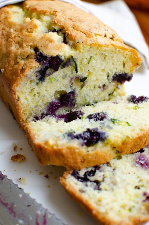 Blueberry Lemon Zucchini Bread
