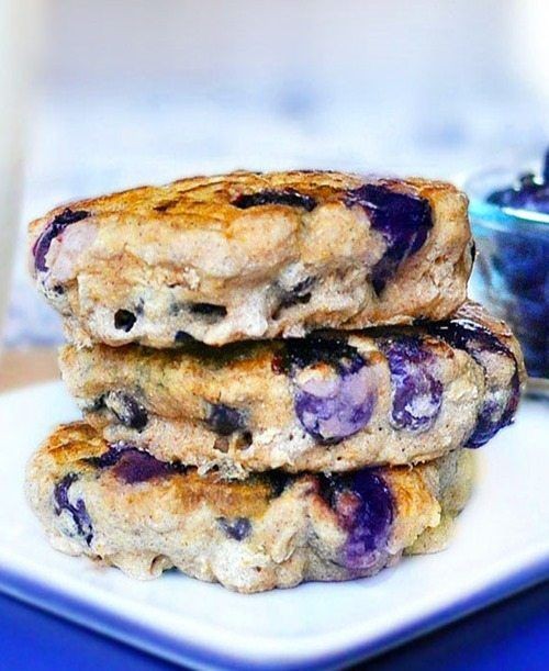 Blueberry Pie Filling Pancakes