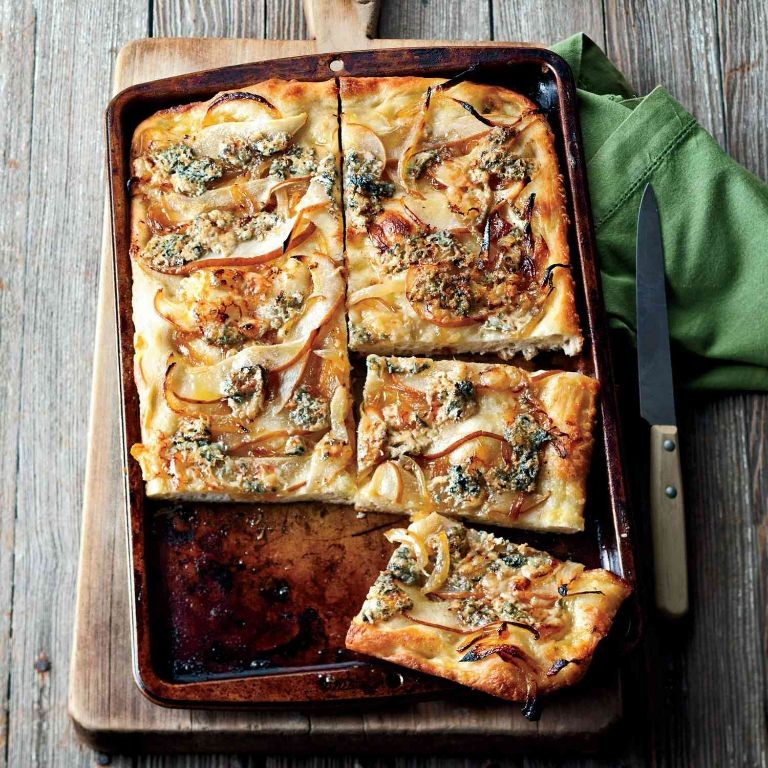 Bosc Pear and Rosemary Focaccia