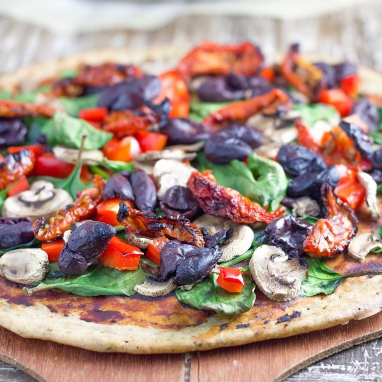 Buckwheat Pizza Crust