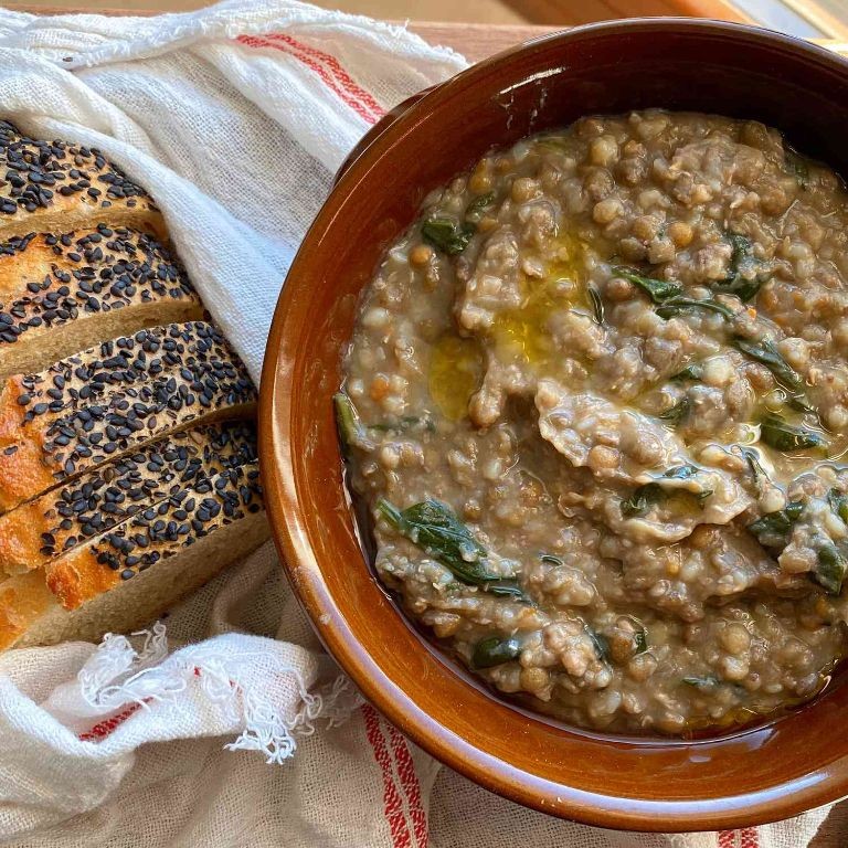 Buckwheat and Lentil Soup