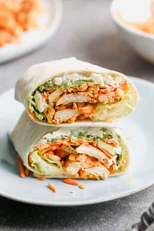 Buffalo Chicken Salad Wrap