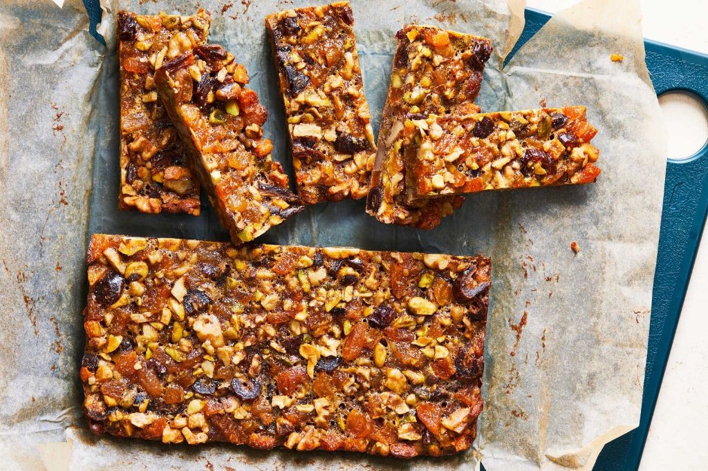 Cake Crumb Energy Bars with Nuts