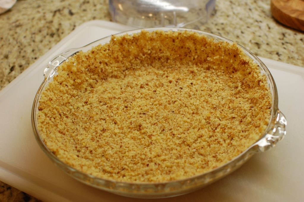 Cake Crumb Pie Crust for Cheesecake