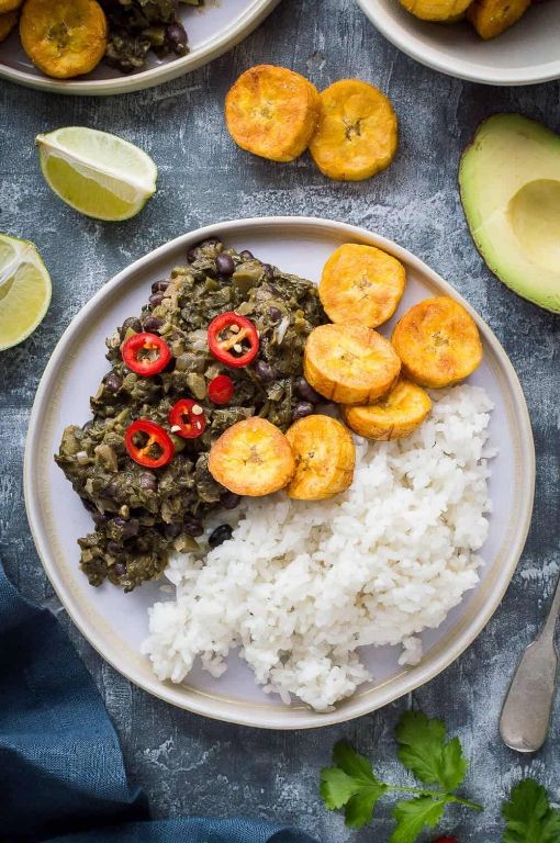 Callaloo and Coconut Rice