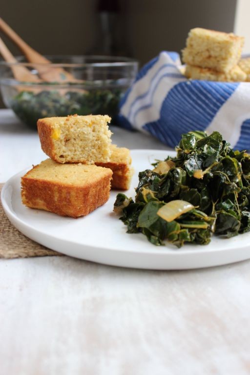 Callaloo and Cornbread Bake