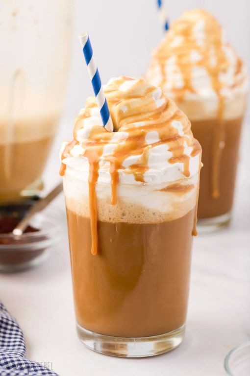 Caramel Frappuccino with Whipped Cream