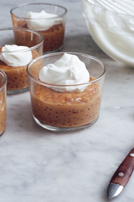 Caramel Tapioca Pudding