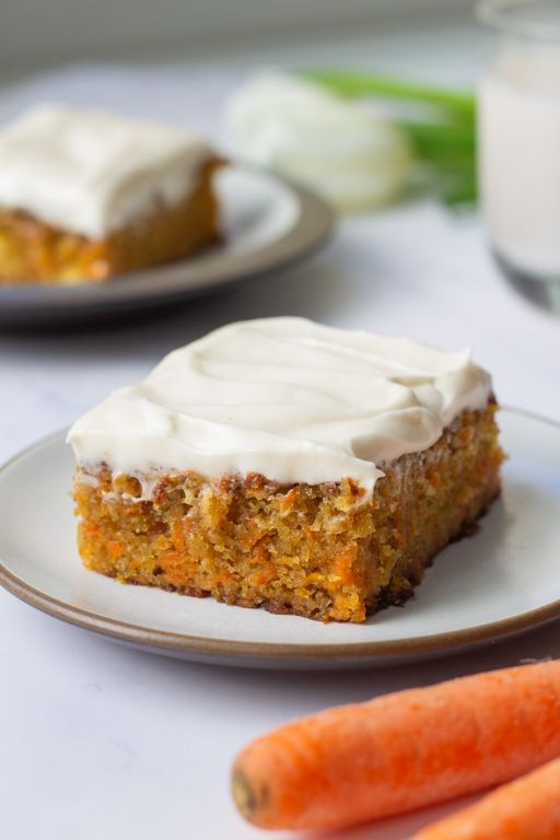 Carrot Cake Jello Mold with Cream Cheese Frosting