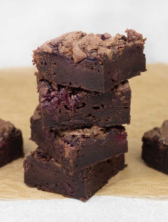Cherry Pie Filling Chocolate Brownies