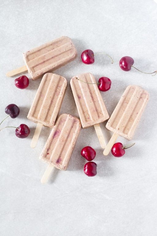 Cherry Vanilla Popsicles