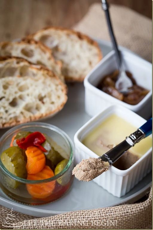 Chicken Liver Mousse with Balsamic Glaze