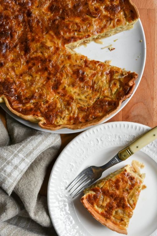 Chicken Liver and Caramelized Onion Tart