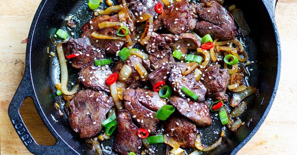 Chicken Liver and Onion Stir-Fry