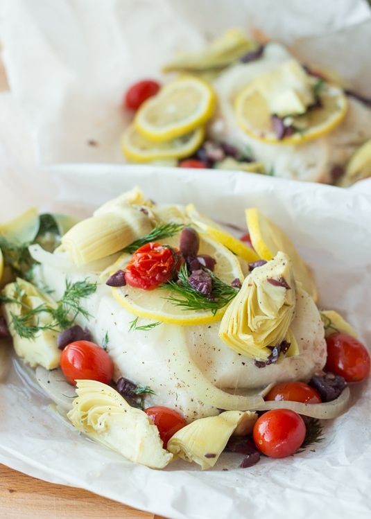 Chilean Sea Bass en Papillote with Vegetables