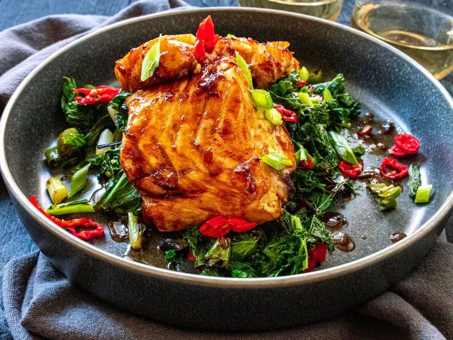 Chilean Sea Bass in Soy Ginger Glaze