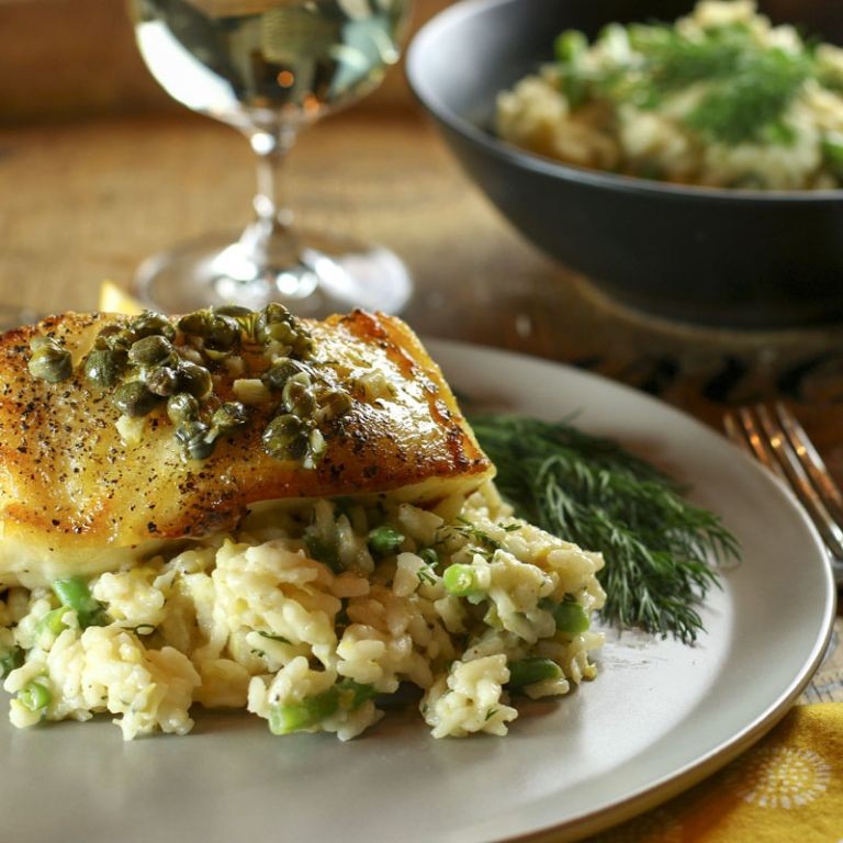 Chilean Sea Bass with Lemon Dill Sauce