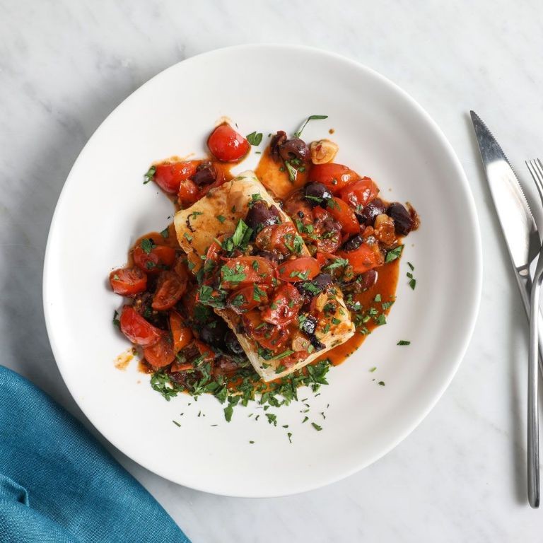 Chilean Sea Bass with Roasted Cherry Tomatoes