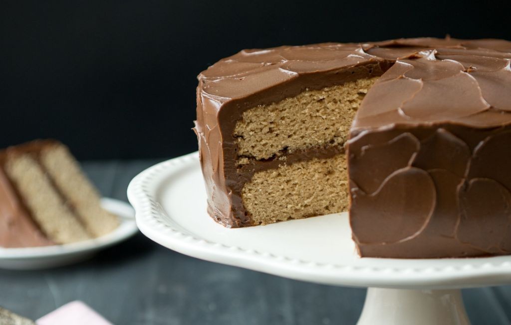 Chocolate Avocado Cake with Coconut Frosting