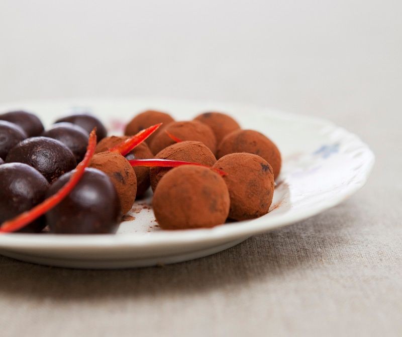 Chocolate Chili Truffles