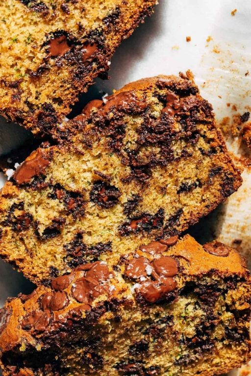 Chocolate Chip Zucchini Bread Extra Moist