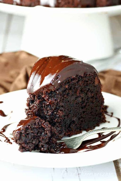 Chocolate Fudge Bundt Cake with Cake Mix