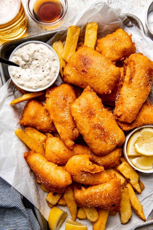 Classic Beer-Battered Fried Cod
