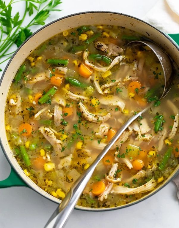 Classic Chicken Breast and Vegetable Soup
