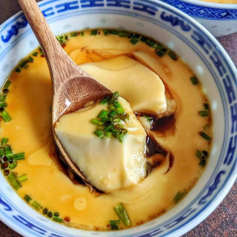 Classic Chinese Steamed Eggs with Soy Sauce