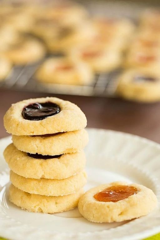 Classic Jam-Filled Thumbprint Cookies