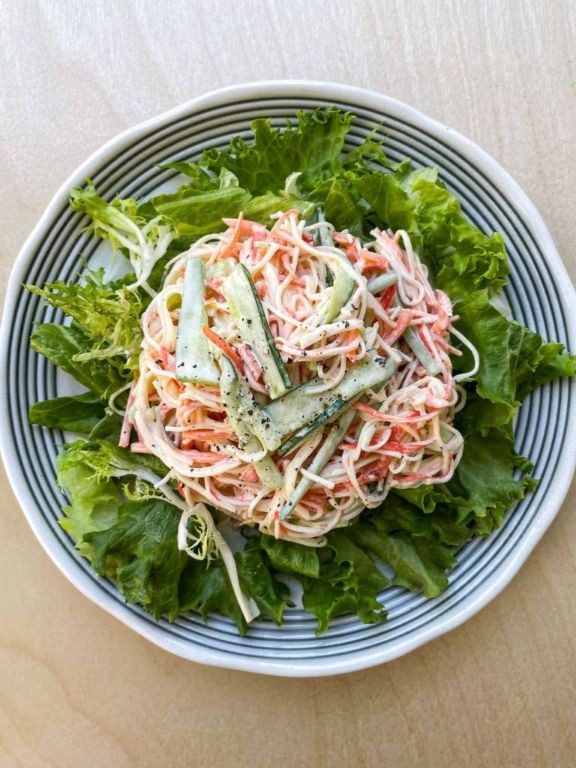 Classic Kani Salad with Imitation Crab