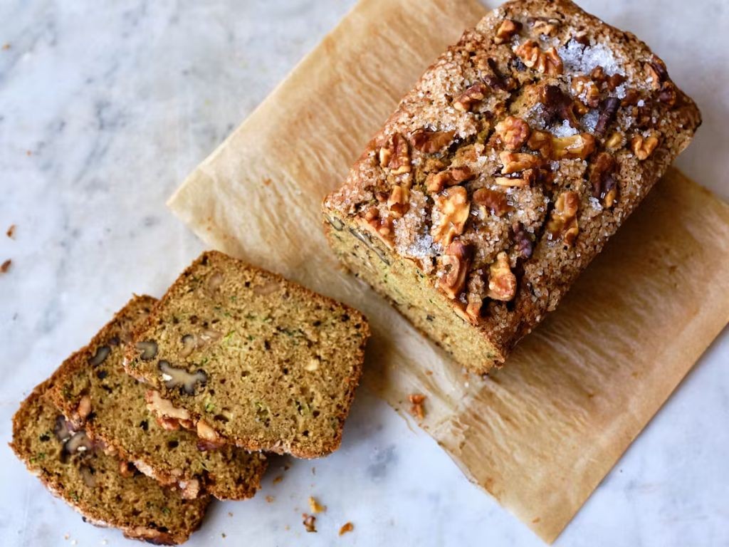 Classic Moist Zucchini Bread with Walnuts