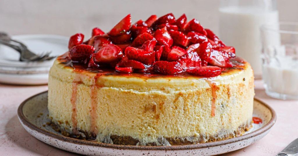 Classic New York Style Yogurt Cheesecake