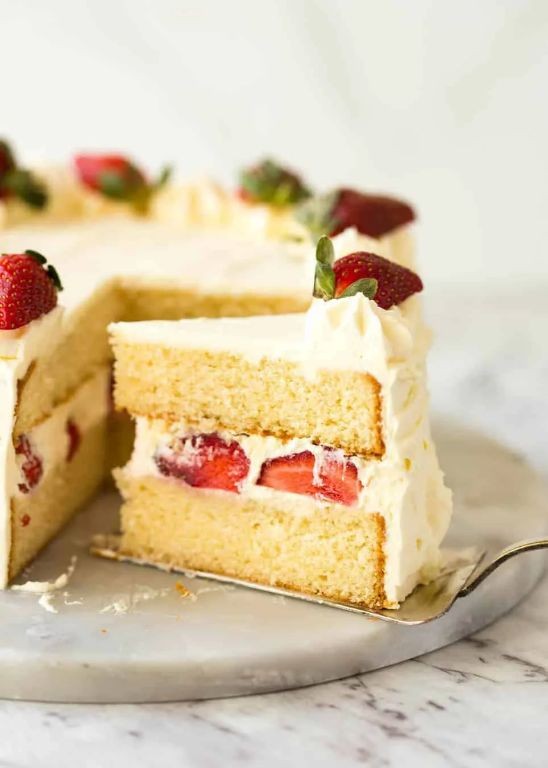 Classic Vanilla Sponge Cake