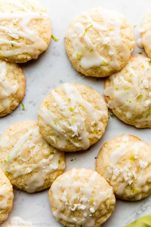Coconut Anginetti Cookies with Lime Glaze