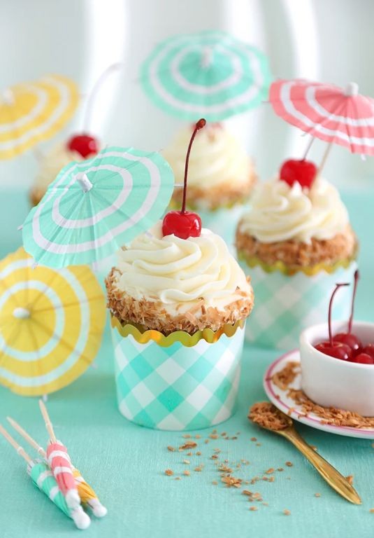 Coconut Cupcake Vodka Colada