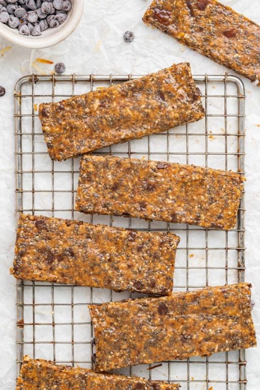 Coconut Date Energy Bars with Chia Seeds