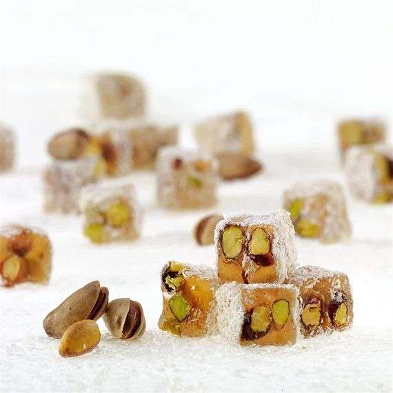Coconut Dusted Turkish Delight