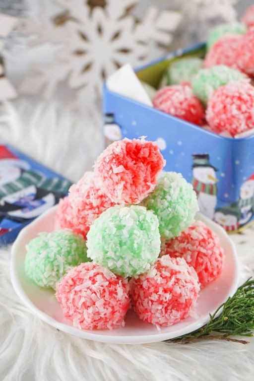 Coconut Lime Jello Bites