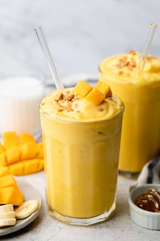Coconut Milk Mango Smoothie