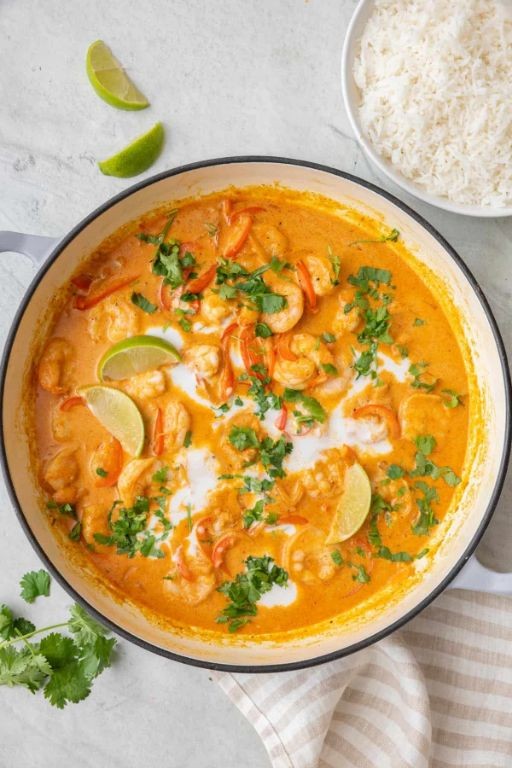 Coconut Milk Thai Shrimp Curry