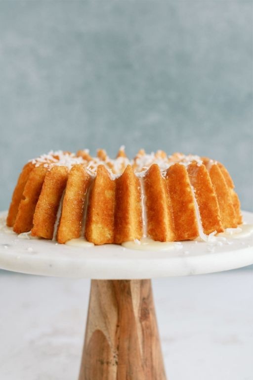 Coconut Pineapple Bundt Cake with Cake Mix