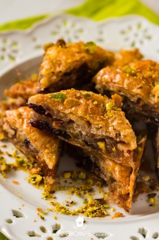 Cranberry Pistachio Baklava
