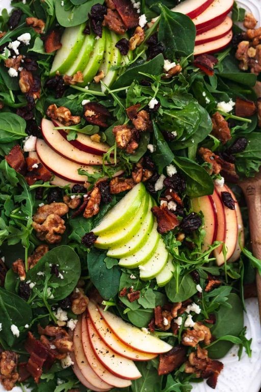 Cranberry Walnut Salad with Balsamic Vinaigrette