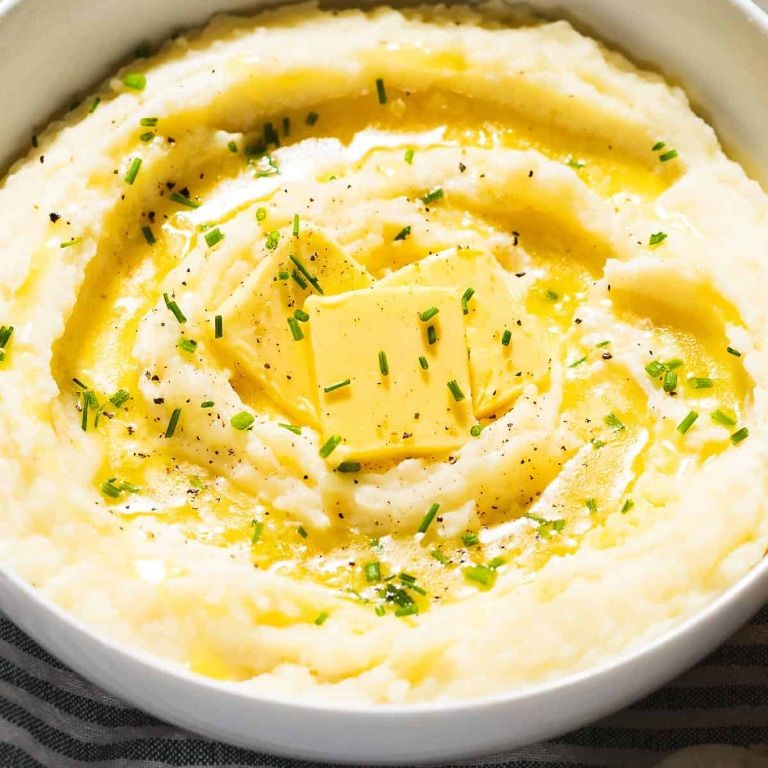 Creamy Garlic Butter Mashed Potatoes