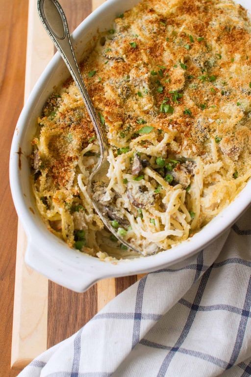 Creamy Turkey Tetrazzini Casserole
