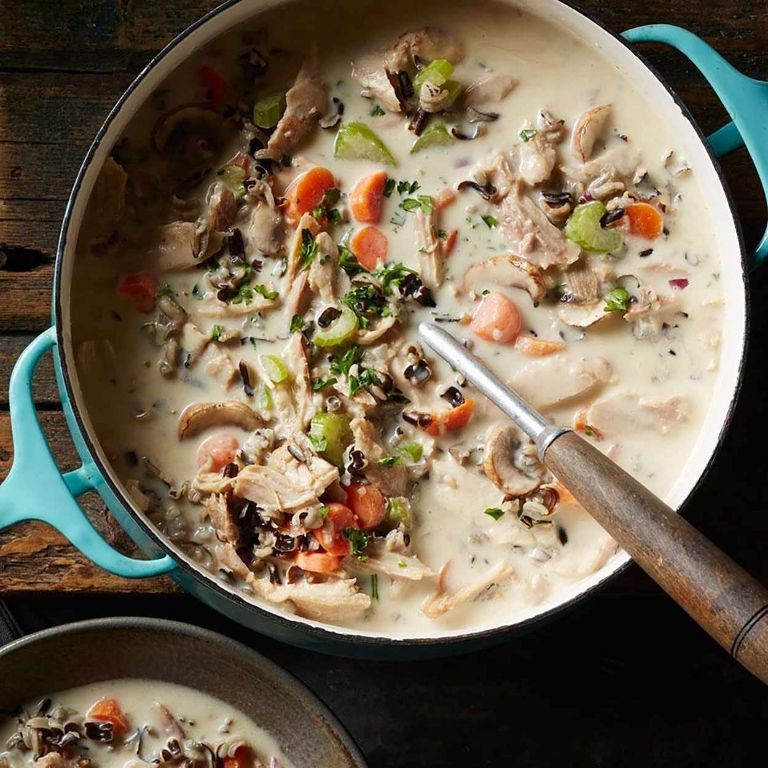Creamy Turkey and Wild Rice Soup