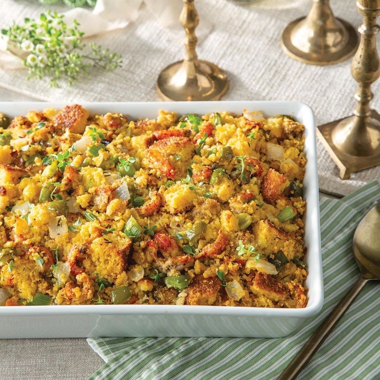 Creole Crawfish Cornbread Dressing